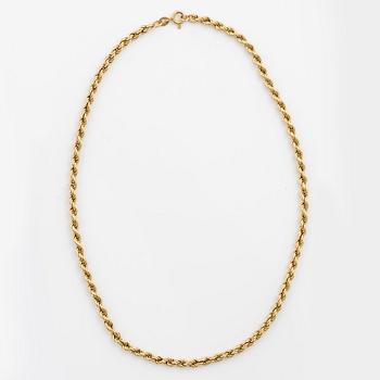 Necklace 18K gold.