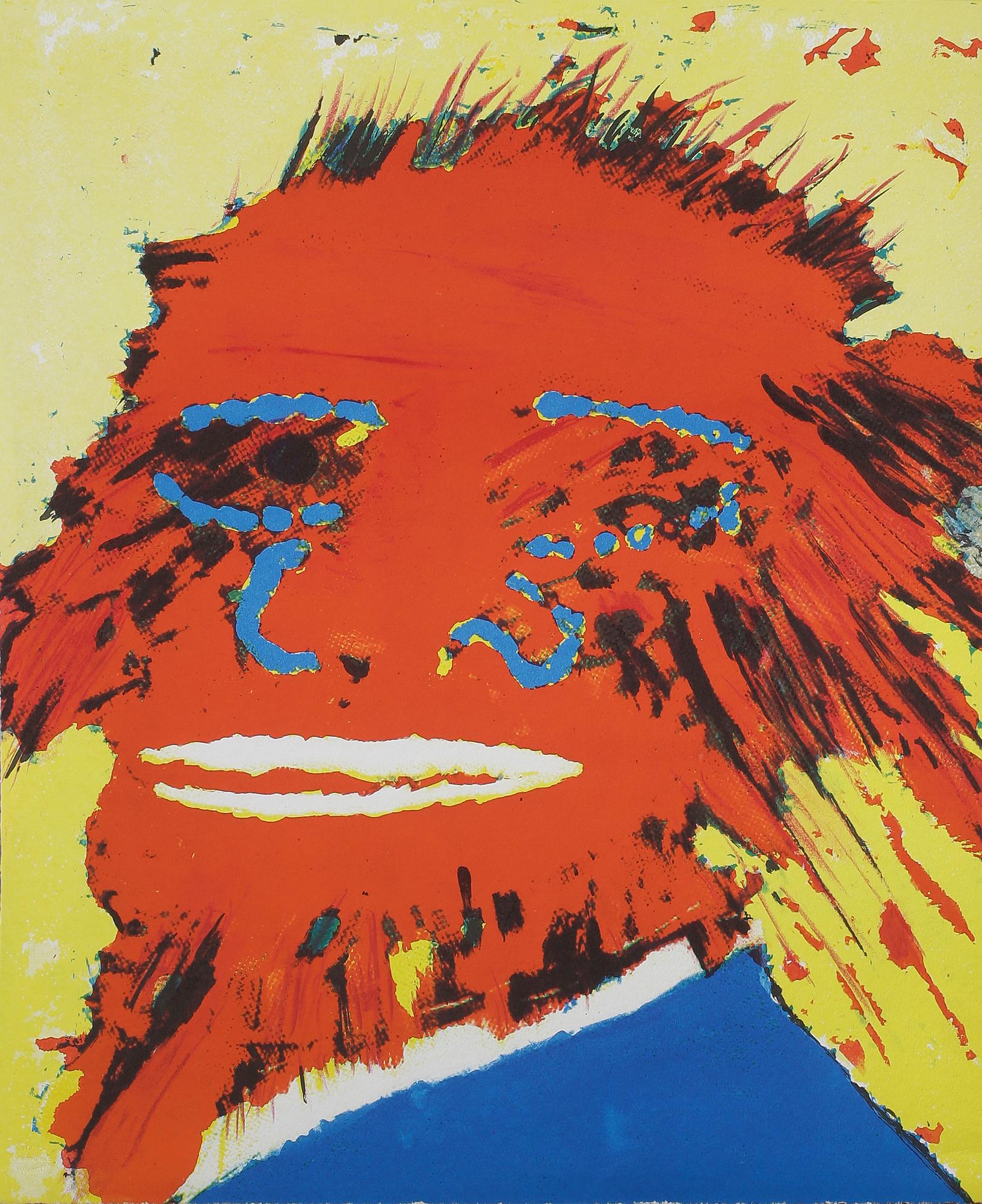 KJARTAN SLETTEMARK, färgserigrafi, osignerad.