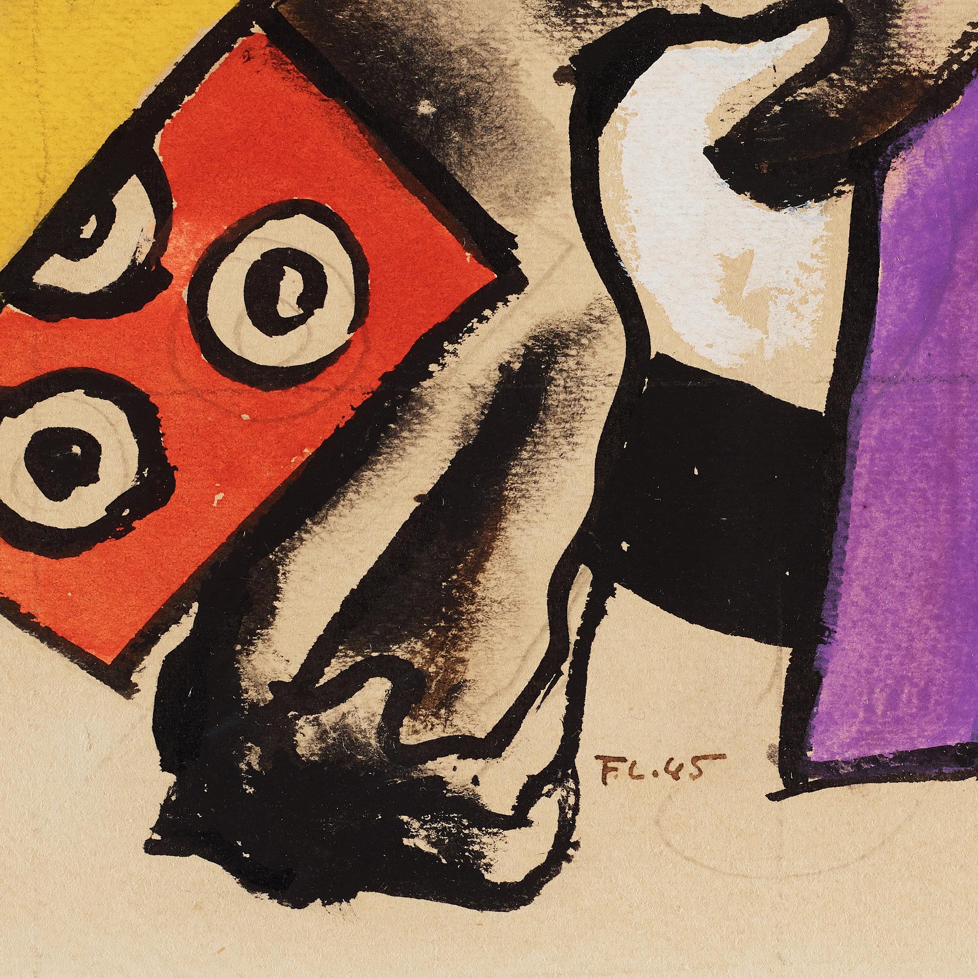 Fernand Léger, Studie till "La racine grise".
