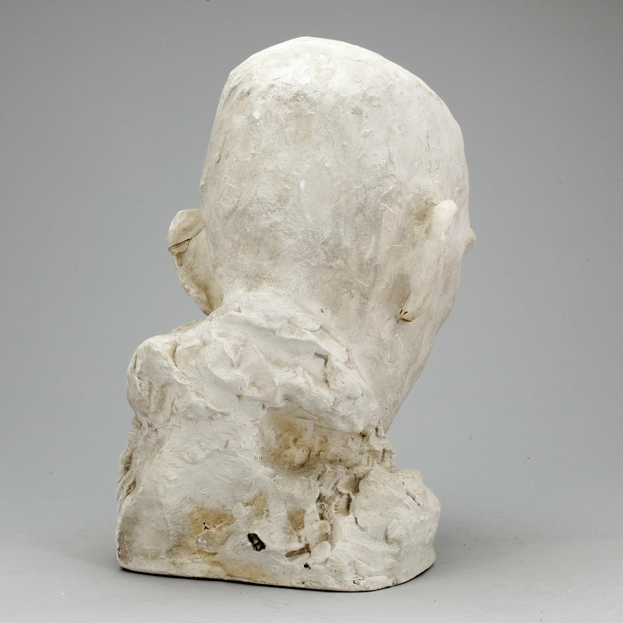 SKULPTUR, gips, okänd konstnär, ej signerad, 1900-tal.