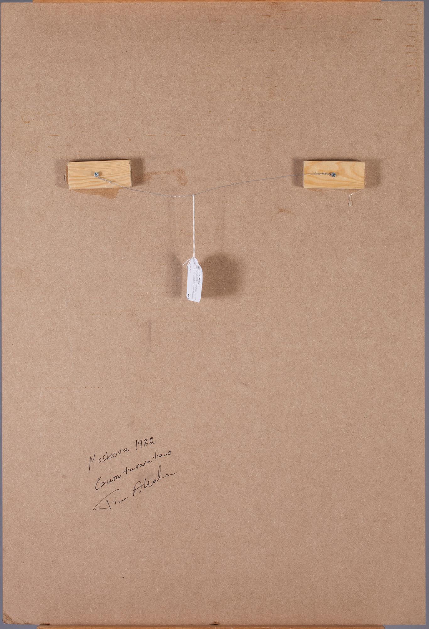 TIMO AHOLA, fotografi, lambda från kinodia, a tergo signerad och daterad 1982.