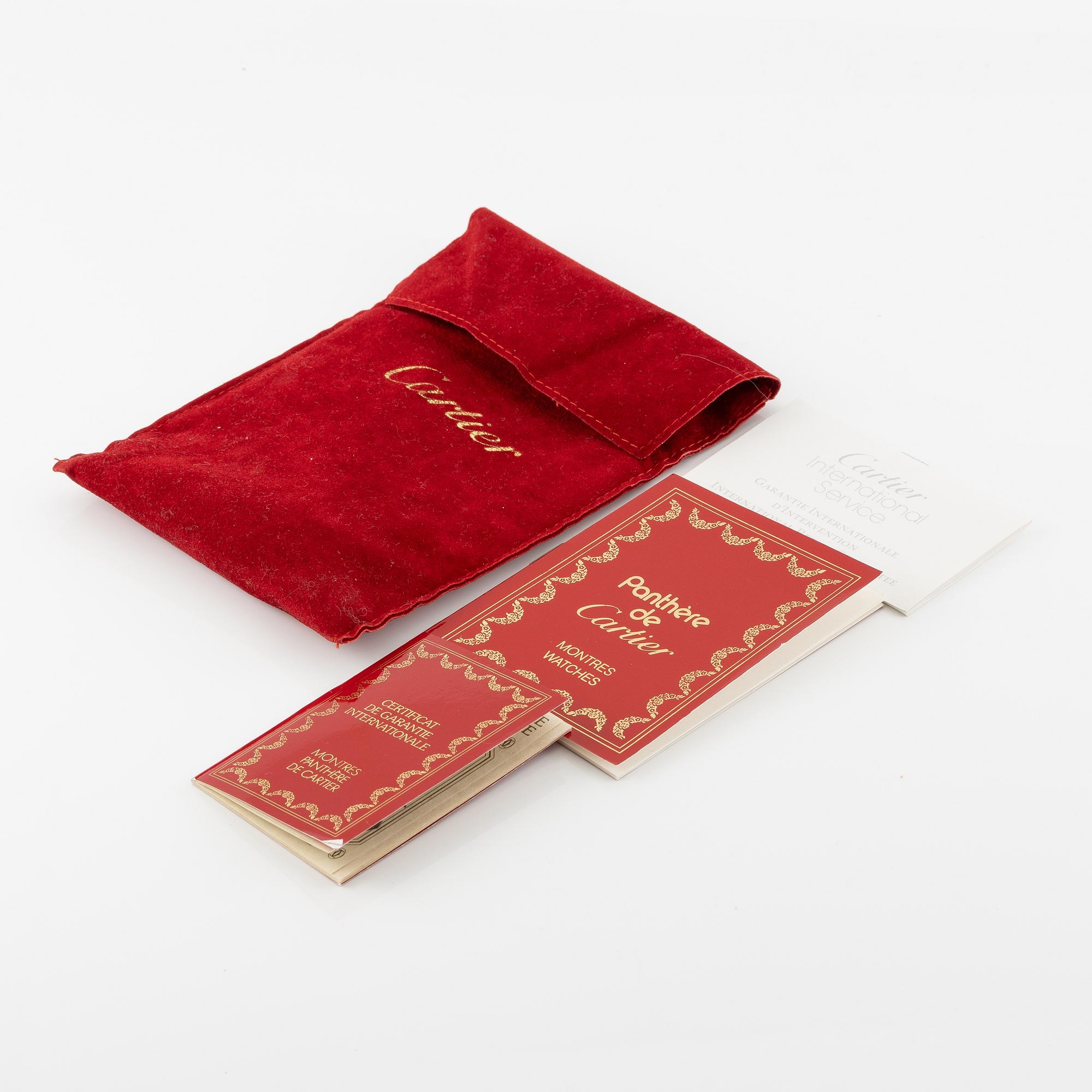 Cartier, Panthère, wristwatch, 26.5 x 26.5 (36) mm.