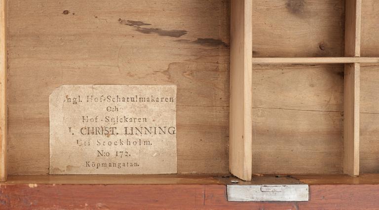 A late Gustavian table by J. C. Linning.