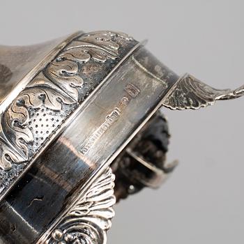A 1830/40's silver sugar bowl by Johan Wahlström Jönköping.