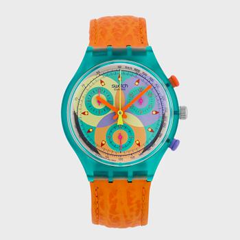 SWATCH, Chrono, Sound, wristwatch, 37.3 mm.