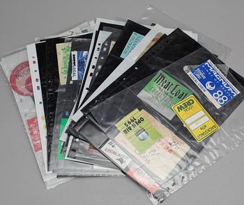 PARTI BACKSTAGEPASS, ca 140 st, 1980/1990-tal.