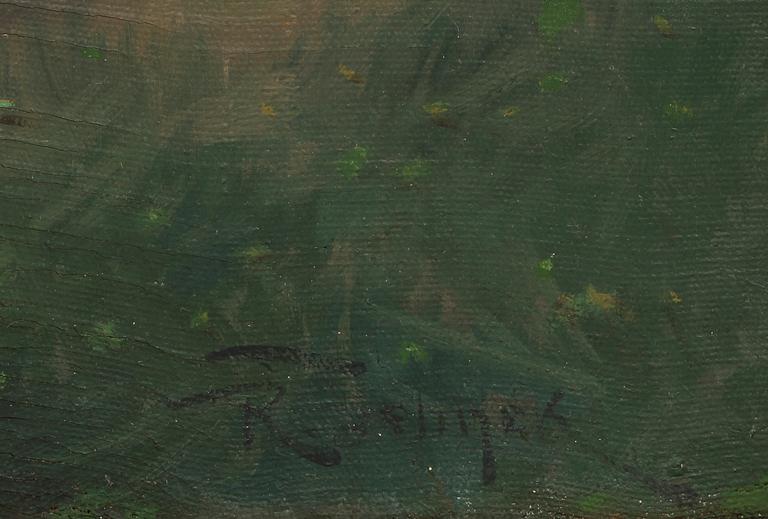 RUDOLF JELINEK, olja på duk, sign.