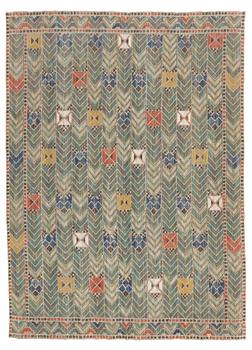 516. DRAPE. "Rågen". Flat weave. 232 x 168,5 cm. Signed AB MMF.