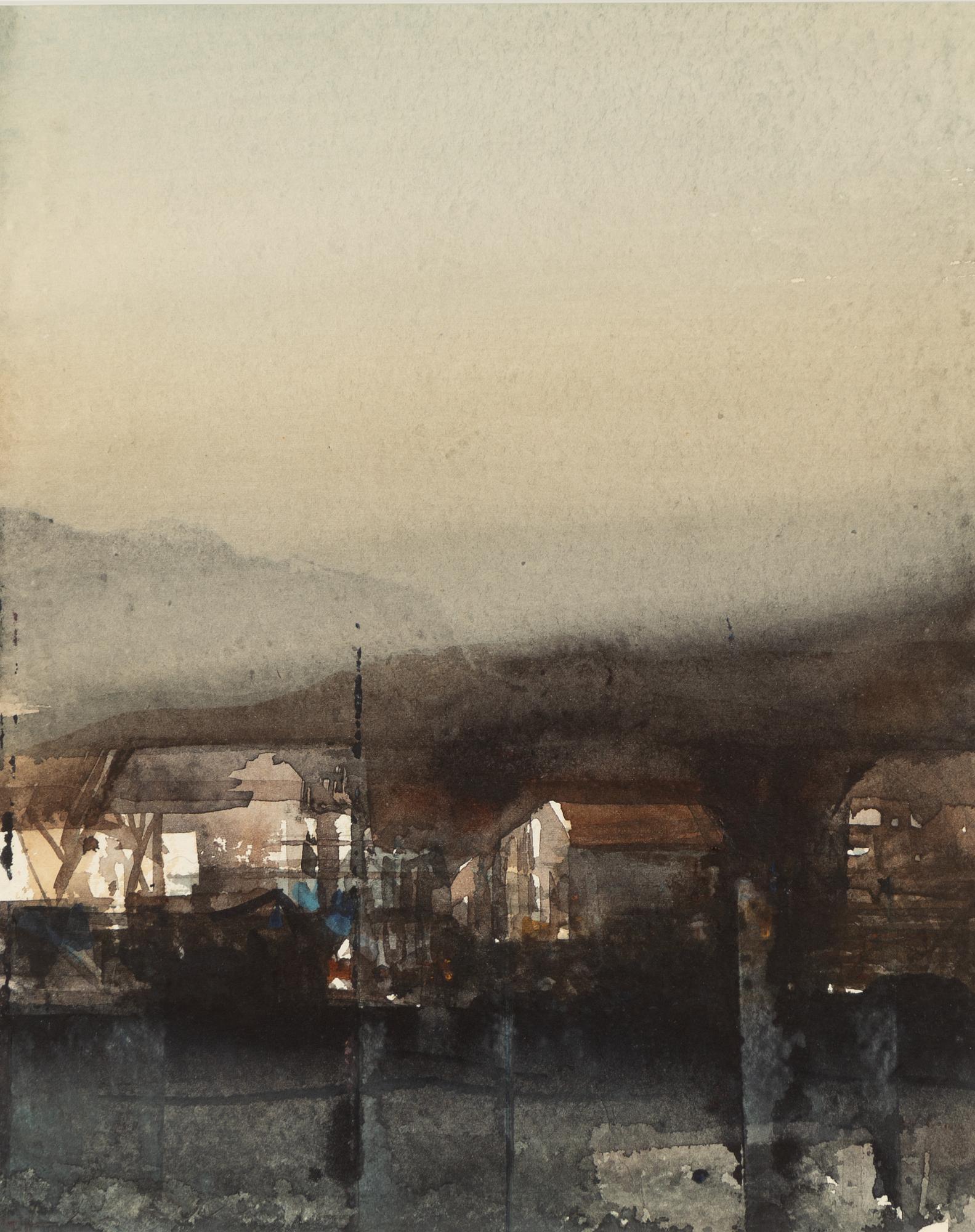 Lars Lerin,  "Höst Lofoten".