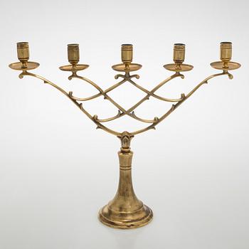 Paavo Tynell, kynttelikkö, malli 8003, Taito Oy, 1930-luku.