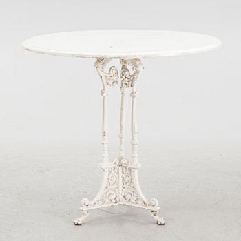 Garden furniture, 3 pieces, mid-20th century.