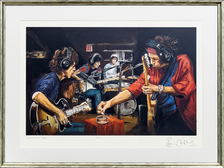 RON WOOD, serigraph, signed, 8/290.