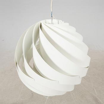 Louis Weisdorf, ceiling lamp "Turbo", Lyfa, Denmark, second half of the 20th century.