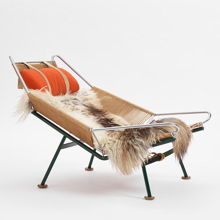 Hans J. Wegner, fåtölj, "Flag Halyard", Getama, Danmark, 1950-60-tal.