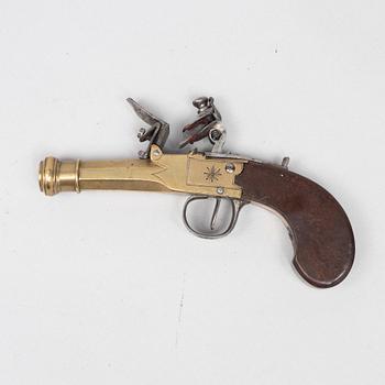 Pistols 3 pcs, 19th century.