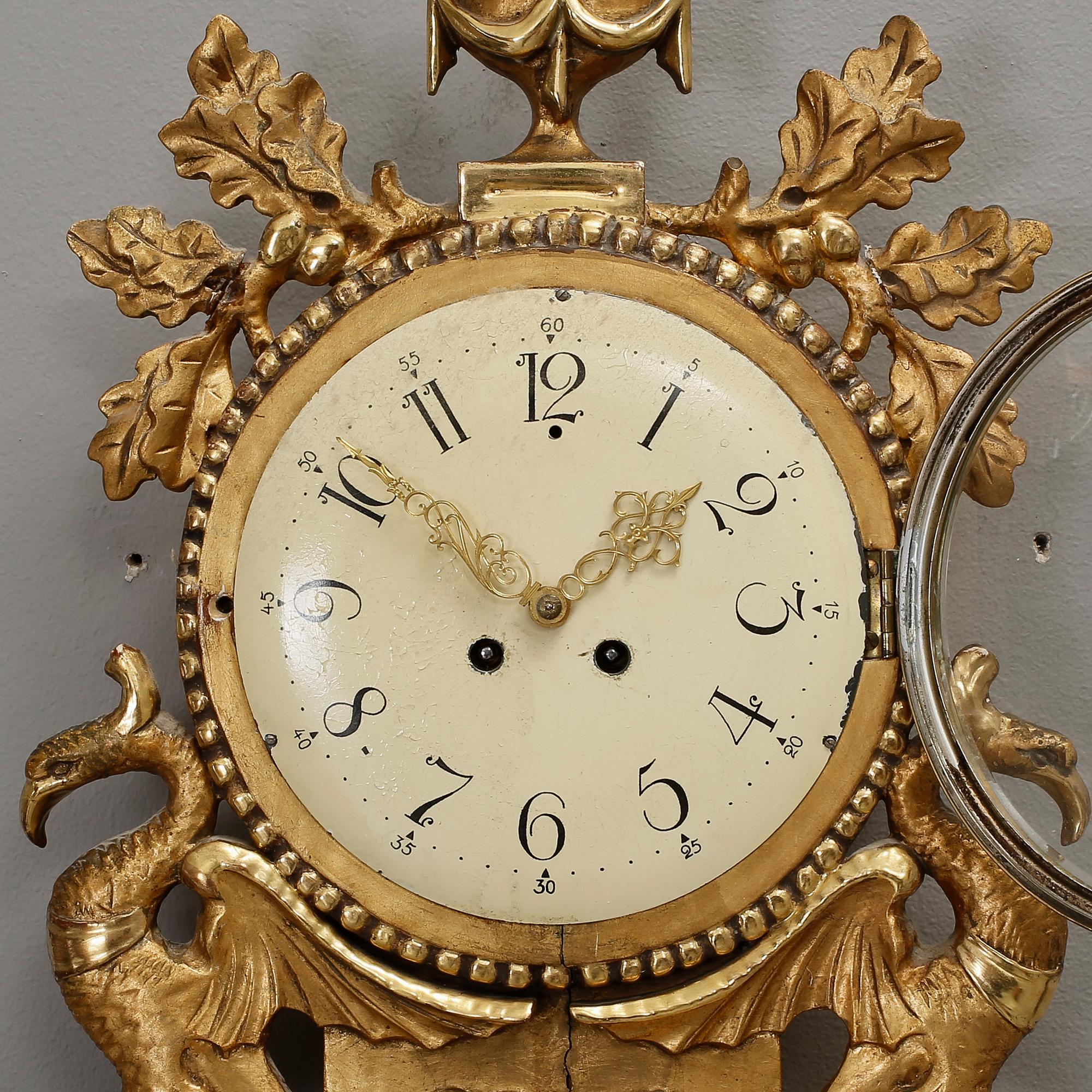 VÄGGPENDYL, empirestil, 1900-talets början.