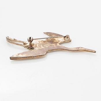 Wiwen Nilsson, silver brooch.