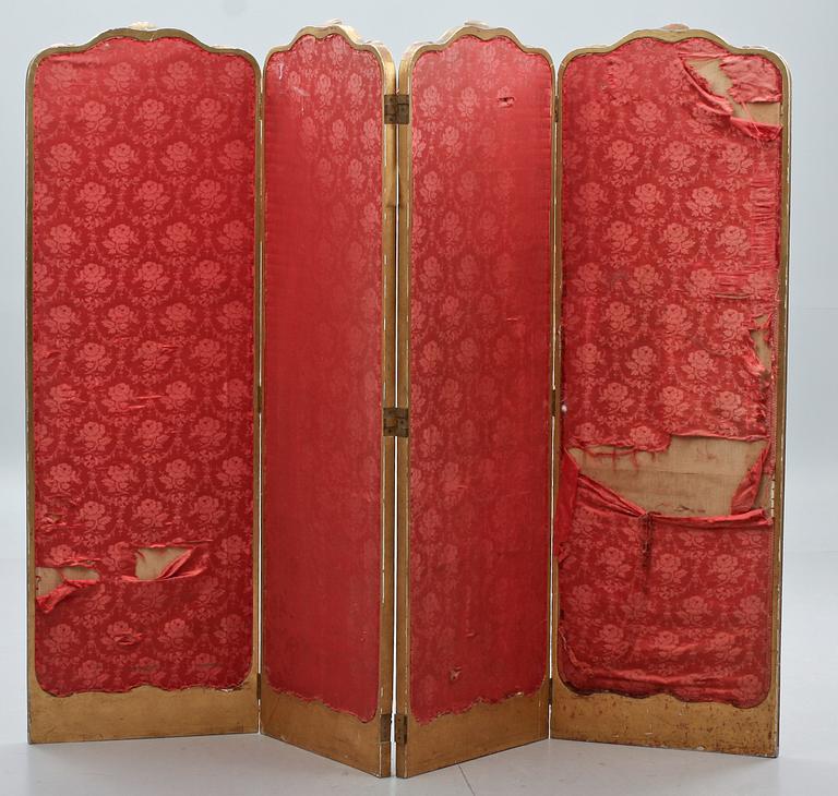 VIKSKÄRM, rokokostil, 1900-tal.