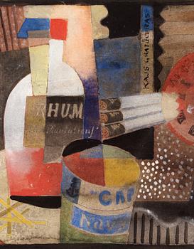 Gösta Adrian-Nilsson, "Rhumflaska och cigarettpaket".