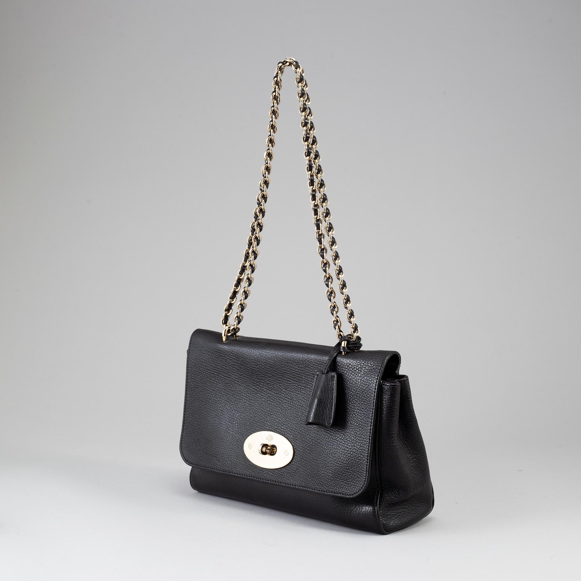 MULBERRY, a black leather 'Lily' handbag, 2018.