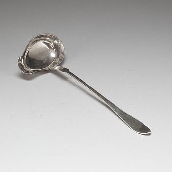 SOPPSLEV, silver. "Svensk spetsig" K.Markström, Uppsala. 1907. Ca 235g.
