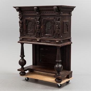 A 19th century baroque style cabinet.