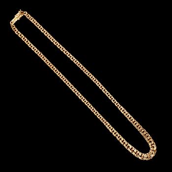 COLLIER, 18 k guld, svenska stämplar, 1966. Vikt ca 12 g.