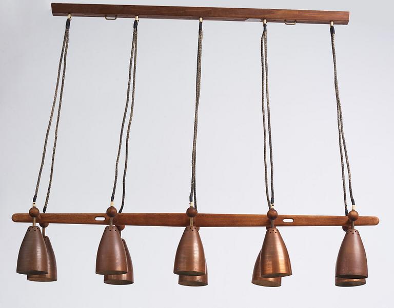 Hans-Agne Jakobsson, attributed, a ceiling lamp, Hans Agne Jakobsson AB, Markaryd, Sweden 1950s.