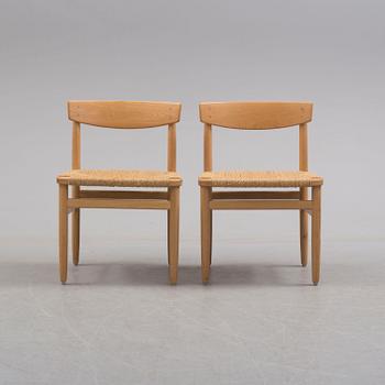 BØRGE MOGENSEN, four 'Öresund' oak chairs.