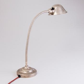 A 1930's industrial table lamp.