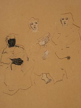Carl Fredrik Hill, Figures by the well.