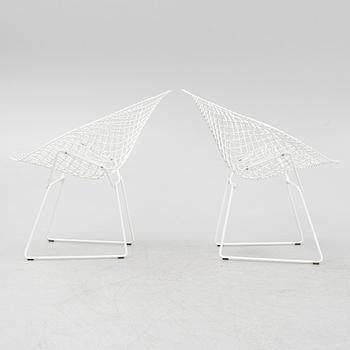 Harry Bertoia, "Diamond chair", 1 par, Knoll, 2000-tal.