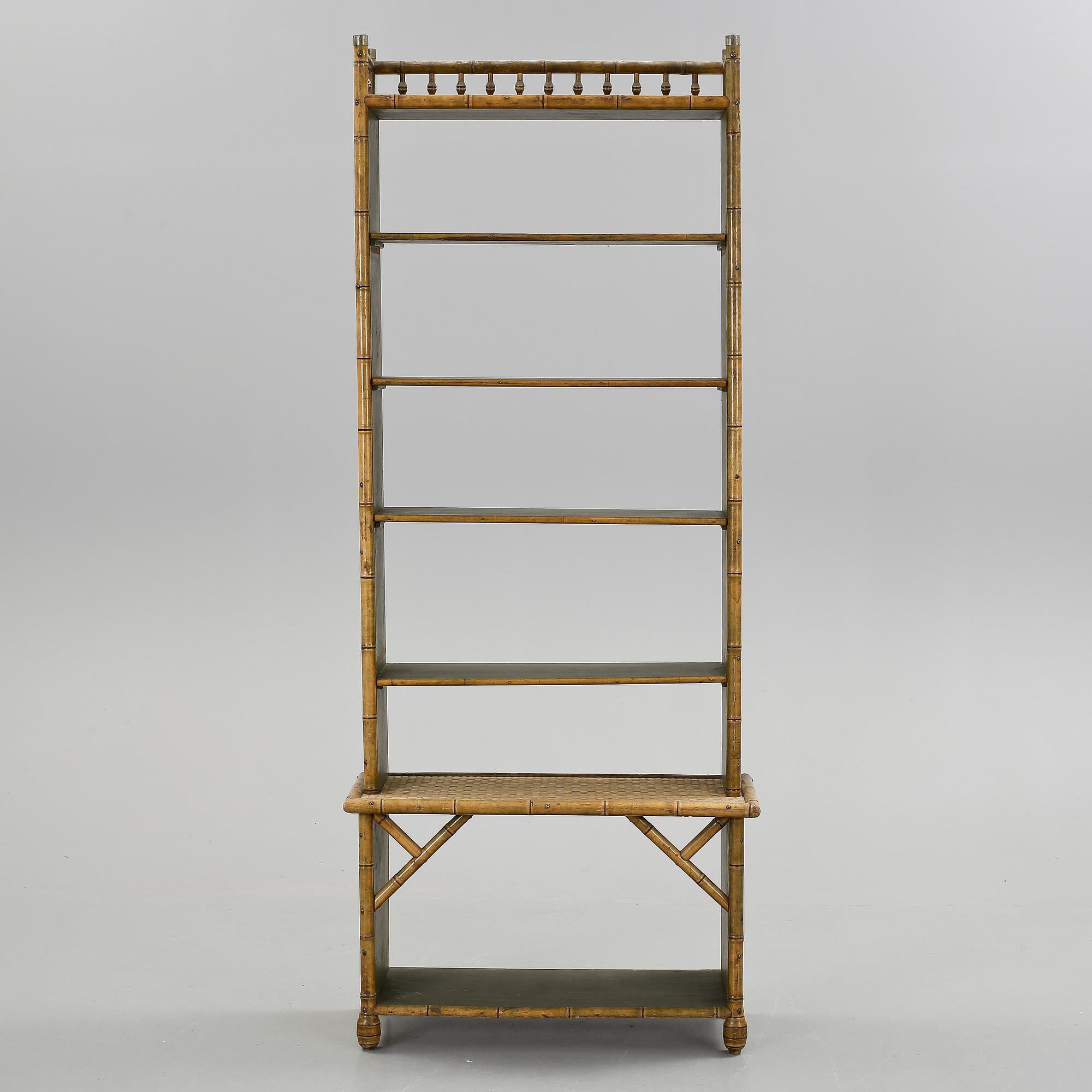 BOKHYLLA, kolonialstil, 1900-tal.