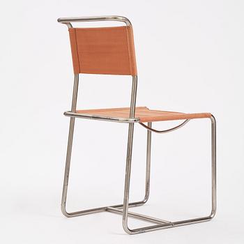 Marcel Breuer, stol, första varianten av modell "B5", Standard Möbel, Tyskland ca 1926-27.