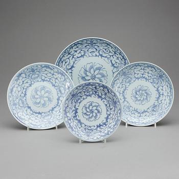MATSERVIS, 41 delar, porslin, Kina, troligen 1800-tal.