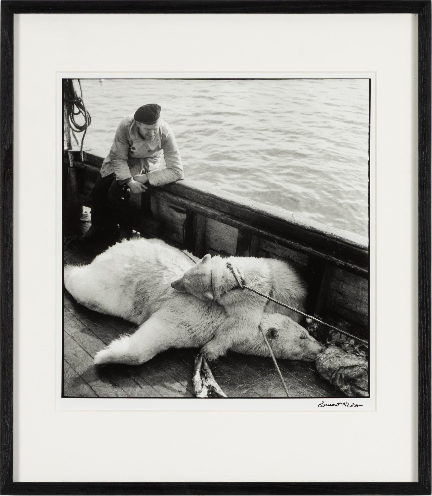 Lennart Nilsson,  "Isbjörnsjakt vid Hvitøya (Vitön), Svalbard, Norge 1947".