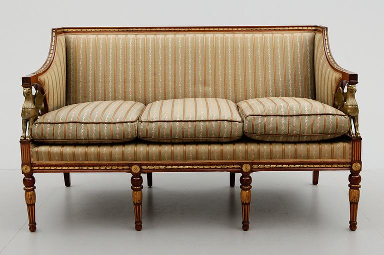 SOFFA, empirestil, 1800-/1900-tal.