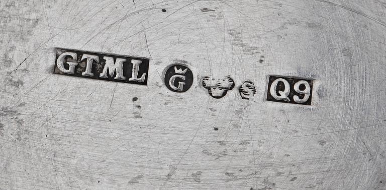 PARTI SILVER, 5 delar, vikt 409 g.