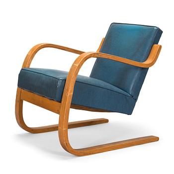 Alvar Aalto, nojatuoli, malli 34, O.Y. Huonekalu- ja Rakennustyötehdas A.B. 1900-luvun puoliväli.