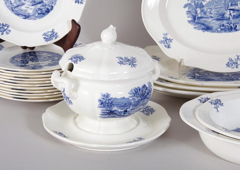 MATSERVIS, 70 delar, porslin. Wedgewood, England.