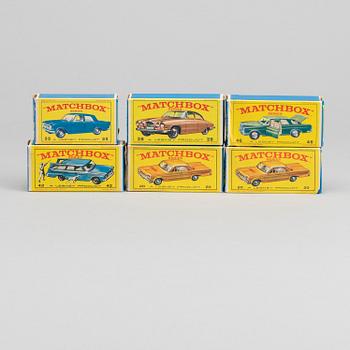 LESNEY MATCHBOX SERIES FIVE CARS.