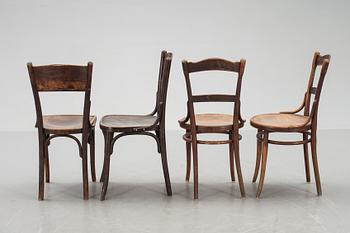 STOLAR, 2 par, tidigt 1900-tal, bl.a. Thonet.