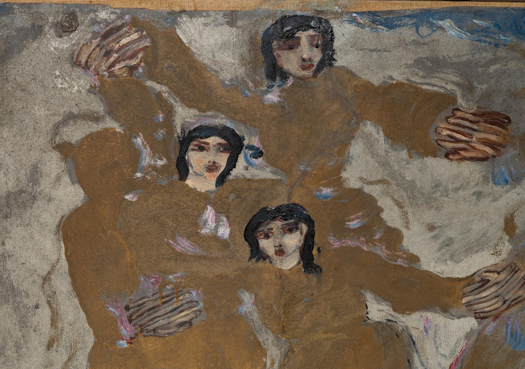 Carl Fredrik Hill, 'Familjen - variation I' (The Family - variation I).