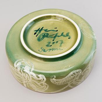 HEINI RIITAHUHTA, a porcelain bowl, 'Suomi kukka' signed Heini Riitahuhta 2007, Suomi.