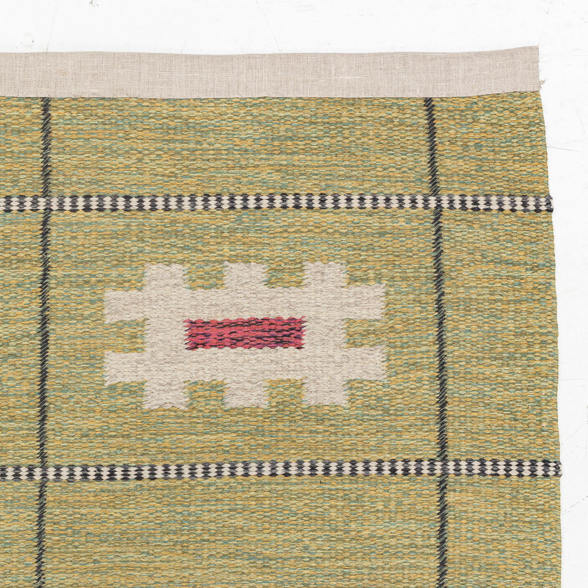 Ingegerd Silow, troligen. Matta, rölakan, ca 205 x 138 cm.