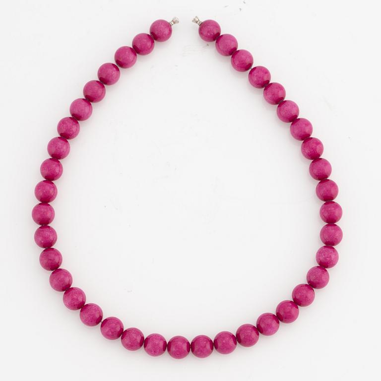 Ole Lynggaard, necklace, 8 pcs, with clasp 18K gold.