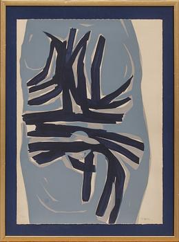 RAOUL UBAC, färglitografi, signerad och numrerad 33/300.