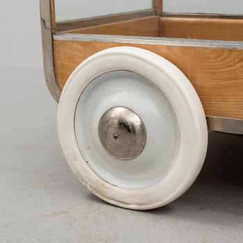 A PASTRY TROLLEY, 1950s.