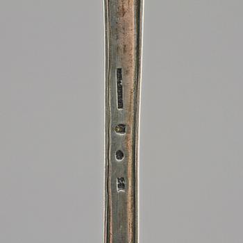 SOPPSLEV, silver, Johan Abraham Hallardt, Stockholm, 1808. Vikt 270 g.