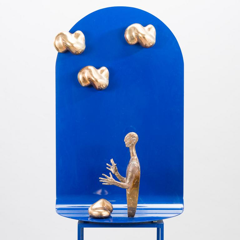 VEIKKO MYLLER, skulptur, metall, brons, signerad och daterad -00, numrerad 1/1.